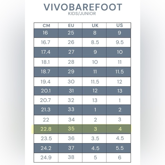 NIB [Vivobarefoot] Junior Gobi Boots High-Top Sneakers Youth EU 35 / US 4 - Picture 14 of 14